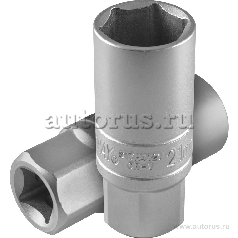 Головка свечная 21 мм 6-гранная 1/2DR JONNESWAY S17H4121