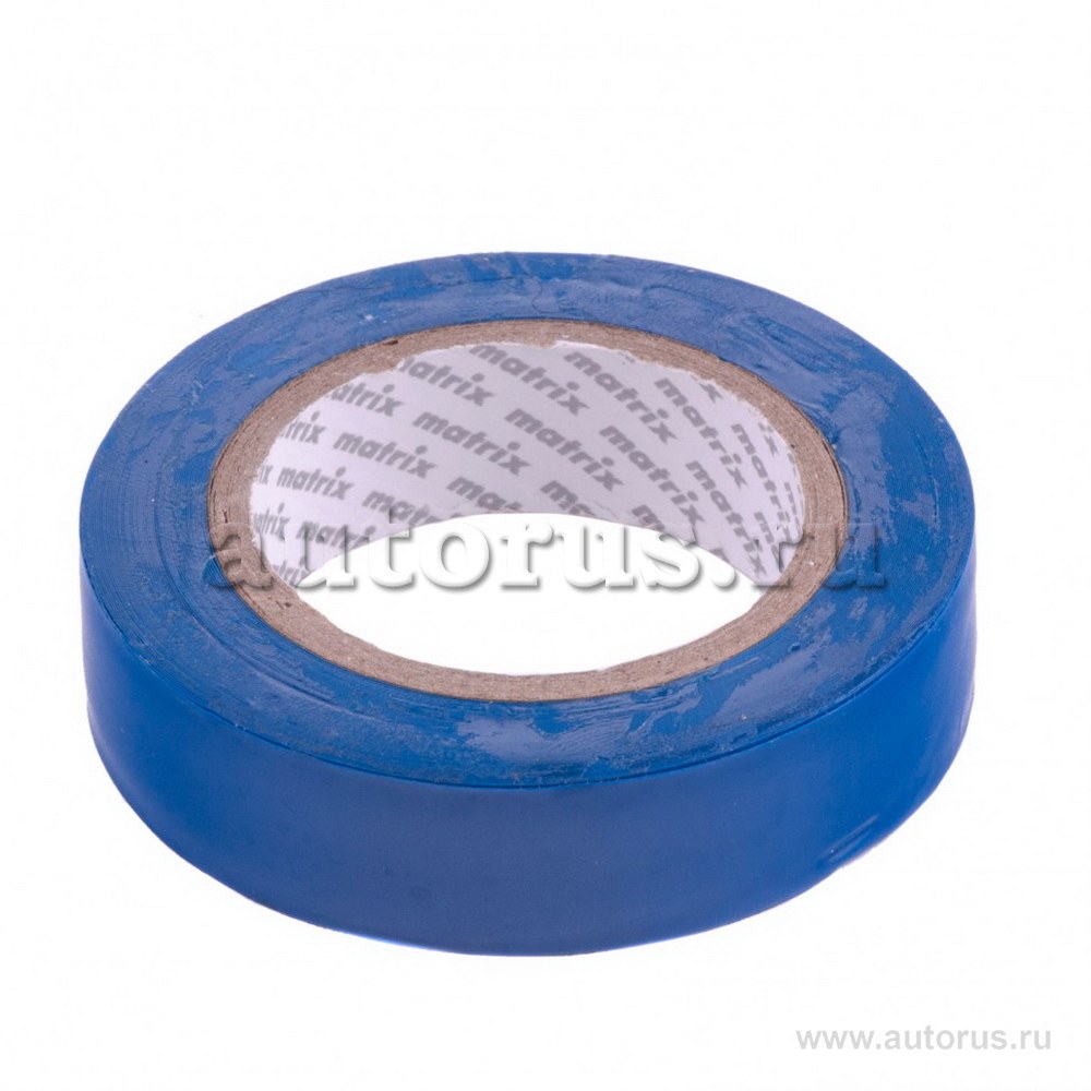 Изолента ПВХ, 15 мм x10 м, синяя, 150 мкм MATRIX 88770