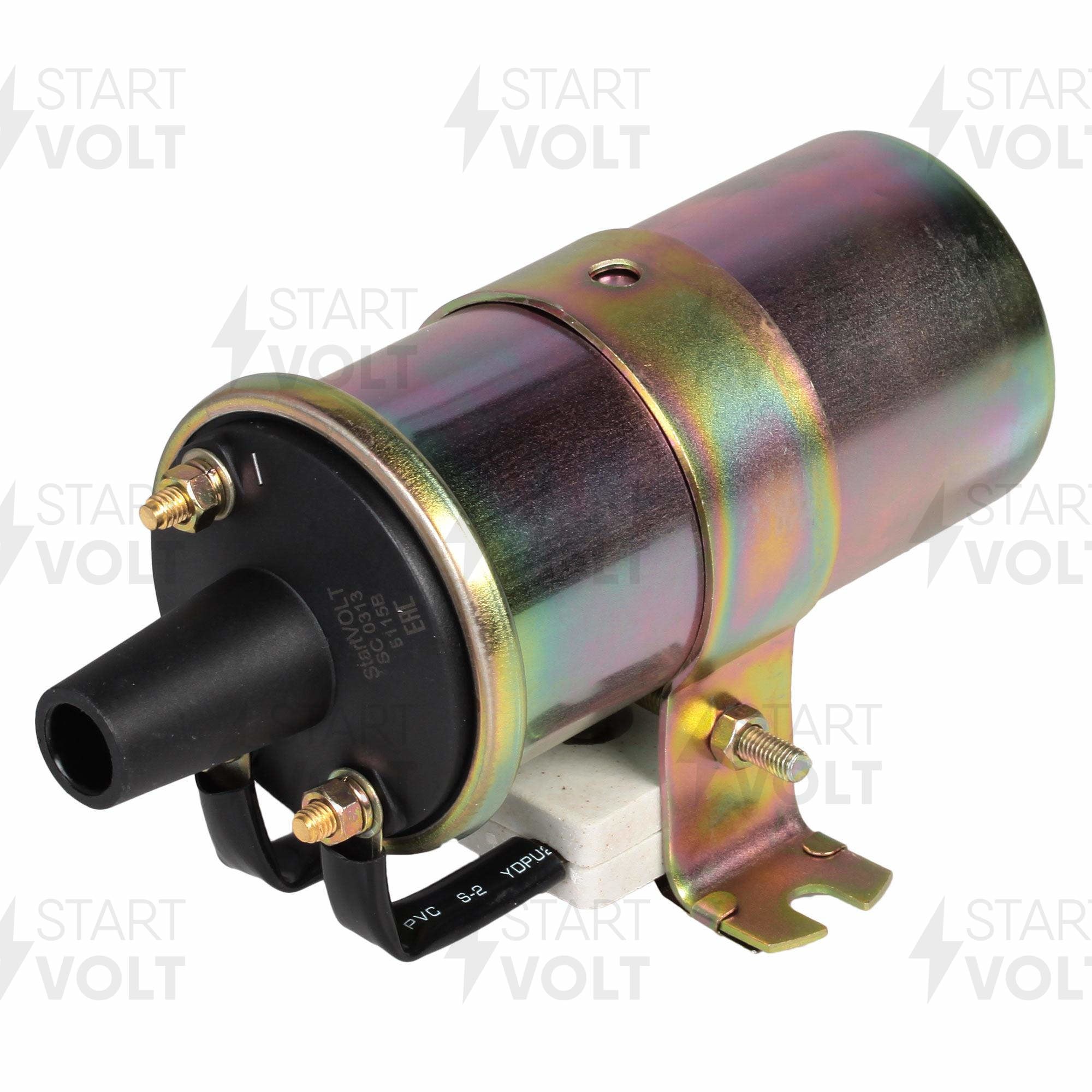 Катушка зажигания для а/м 24/52/УАЗ 452/469 с дв. 402 STARTVOLT SC 0313