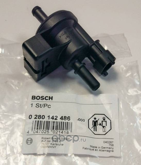 Клапан вентиляции топливного бака BOSCH 0 280 142 486