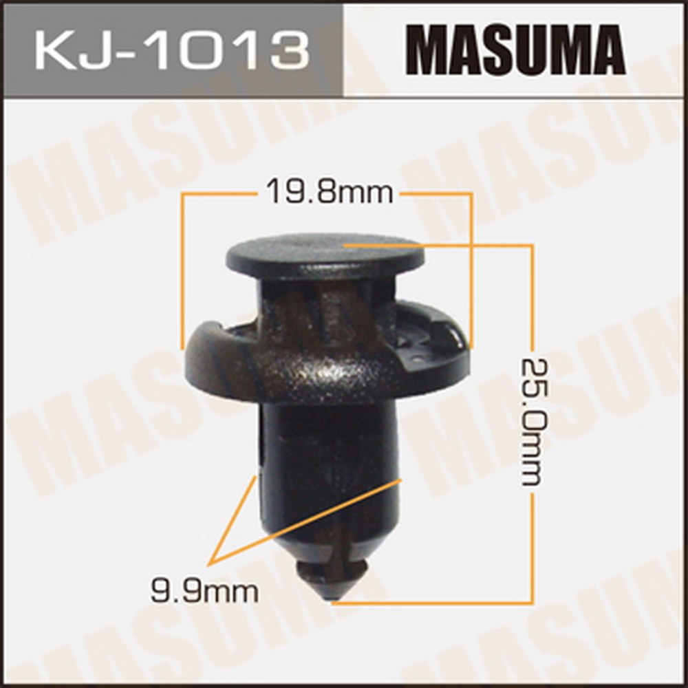 Клипса универс. крепления бампера MASUMA KJ-1013