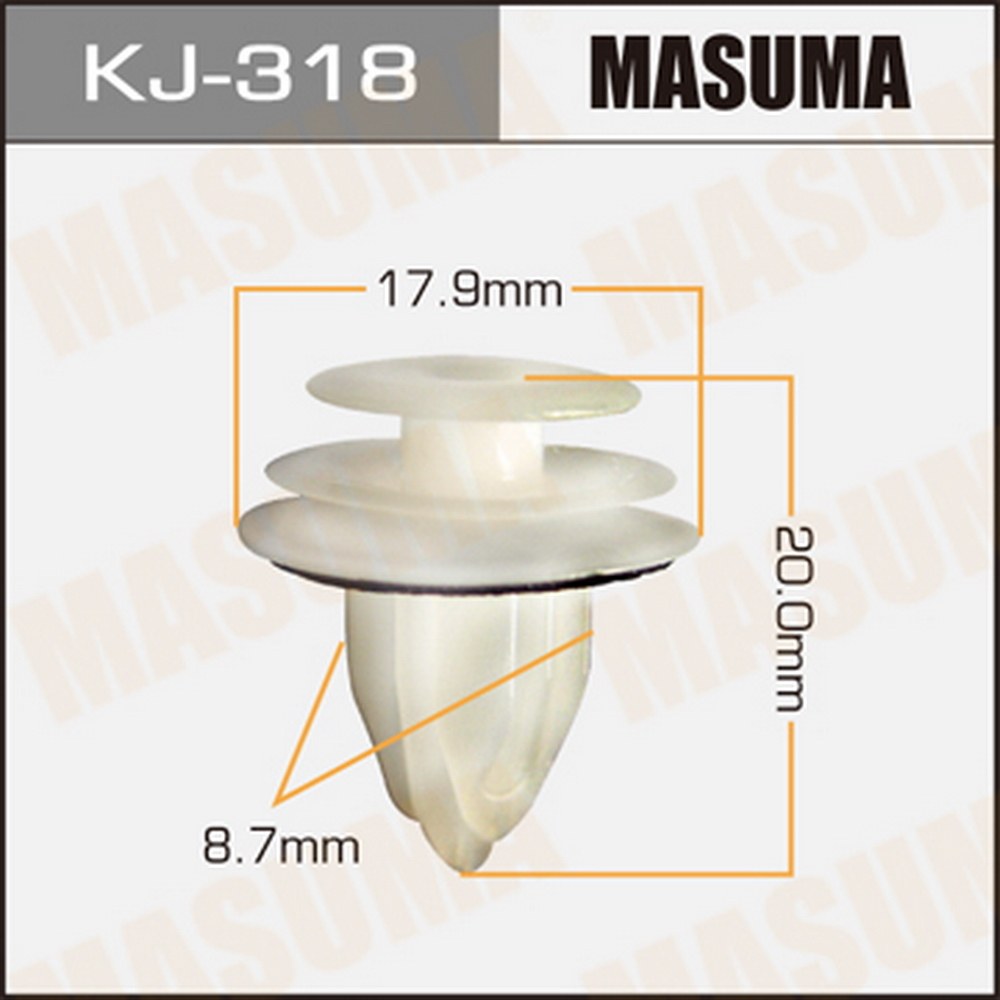 Клипса универс. MASUMA KJ-318