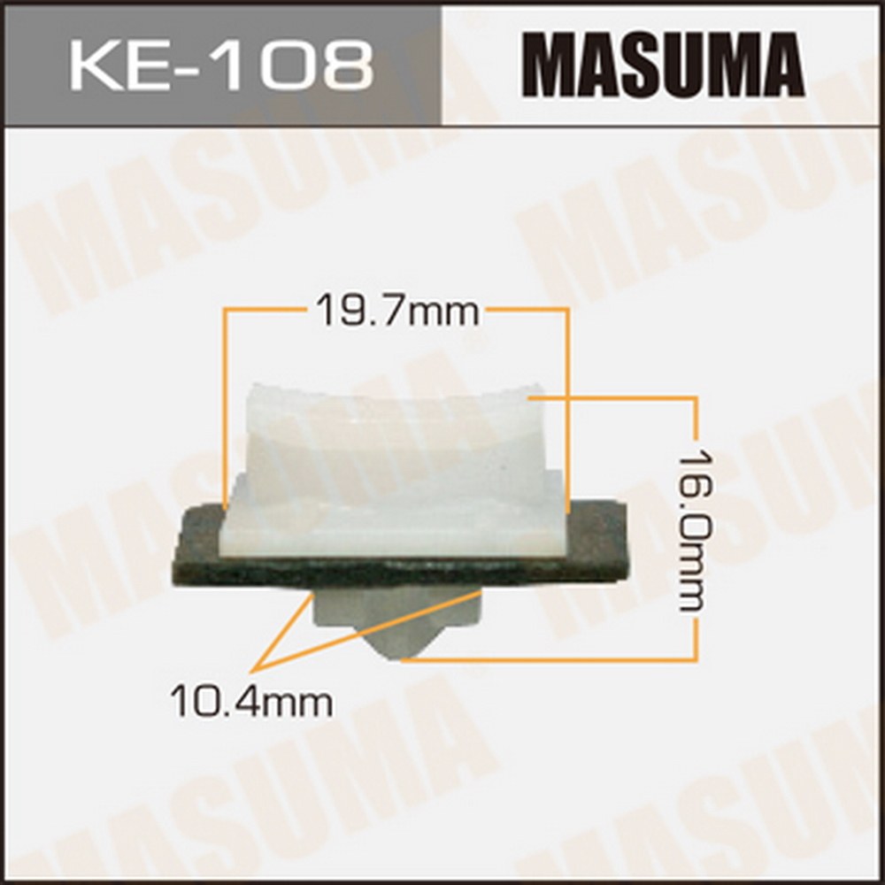 Клипса универс. 108-KE [уп.50] MASUMA KE-108