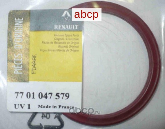 Кольцо уплотнительное дроссельной заслонки RENAULT 7701 047 579