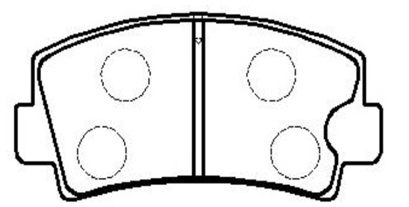 Колодки задние MAZDA 6 02->/323 98-04/626 97-02 CTR GK0675
