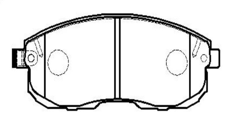 Колодки передние CKN15 CTR GK0730