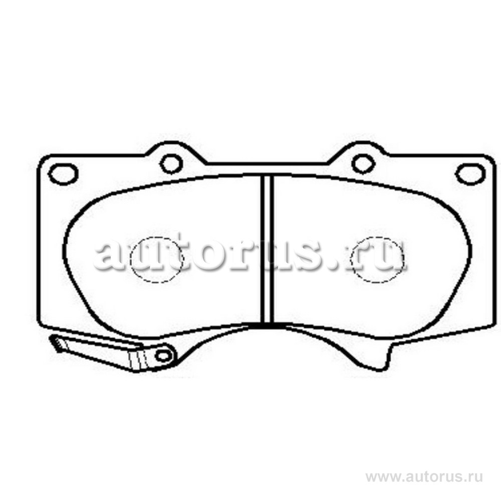Колодки передние CKT36 CTR GK1050