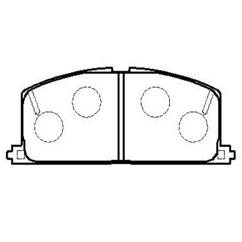 Колодки передние TOYOTA COROLLA 97-02 CTR GK1023