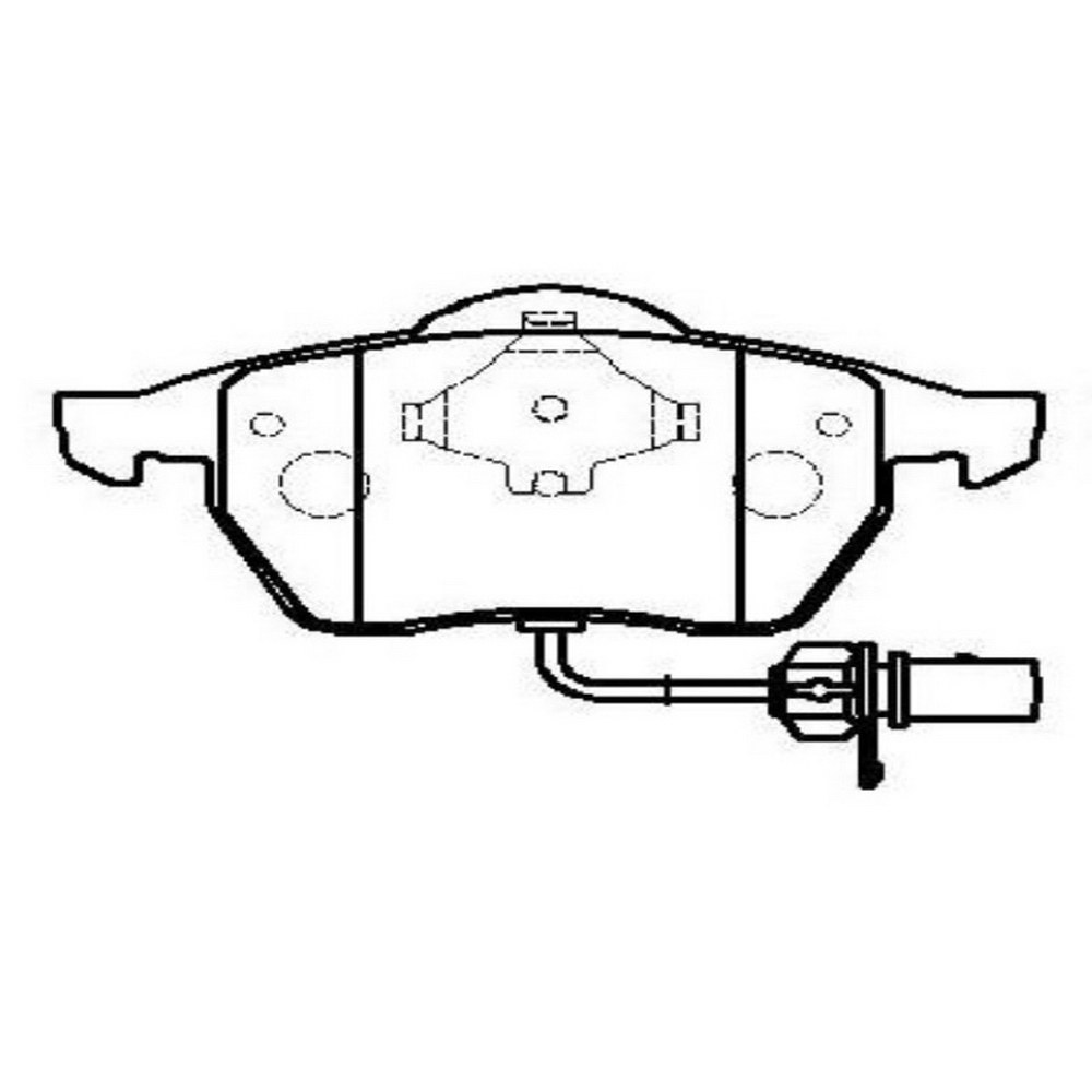 Колодки передние CKVW28 CTR GK1255
