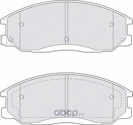 Колодки передние FERODO FDB1605