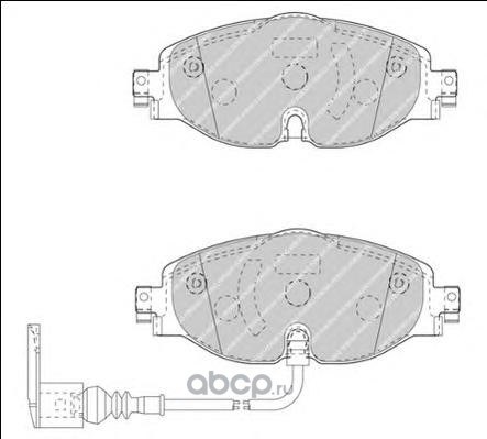 Колодки передние FERODO FDB4433