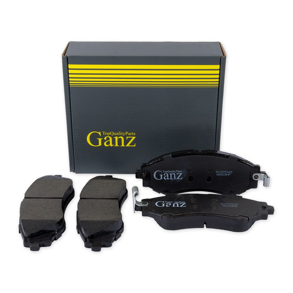 Колодки тормозные передние для CHEVROLET Lacetti HB 05- GANZ GIJ07043