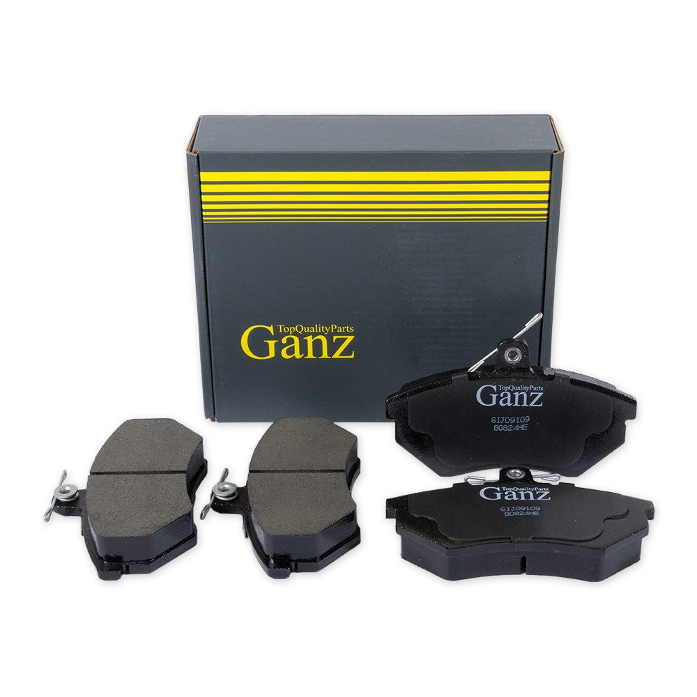 Колодки тормозные передние для VW B3/B4/G2/G3 GANZ GIJ09109