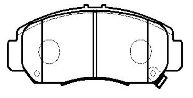 Колодки передние HONDA CIVIC 4D 06 CKHO12 CTR GK0329