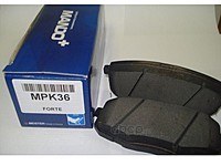 Колодки передние HYUNDAI I30/KIA Ceed I 2006->12 MANDO MPK36