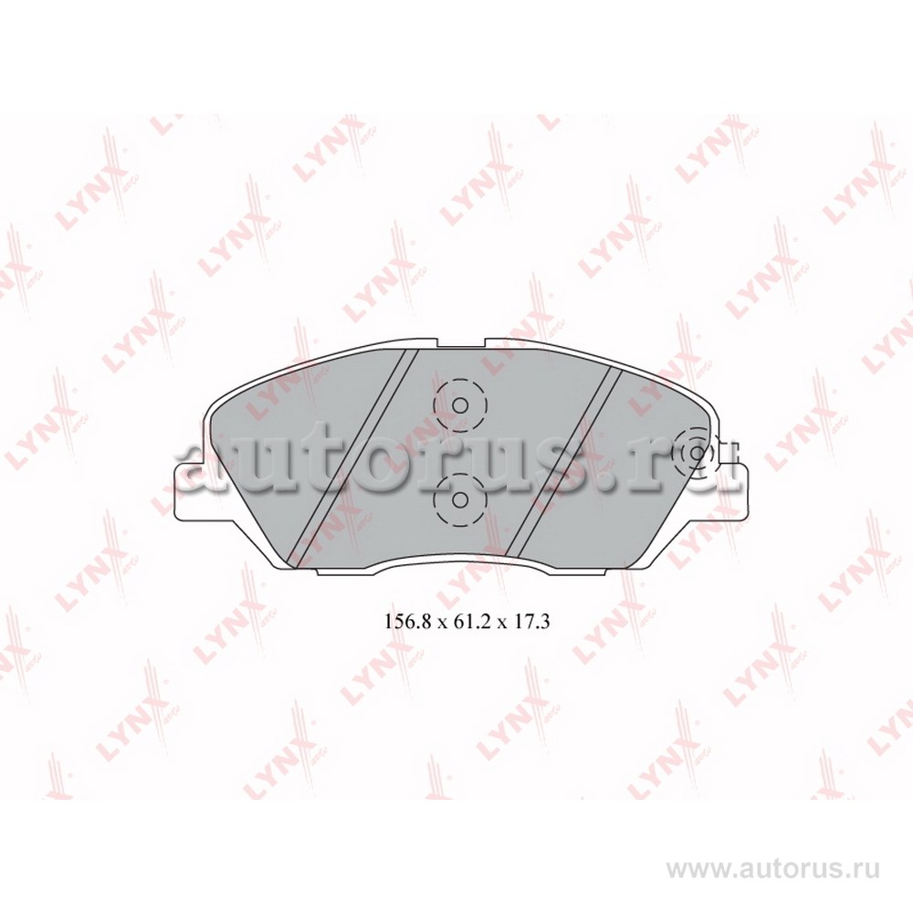 Колодки передние LYNXauto BD-3615