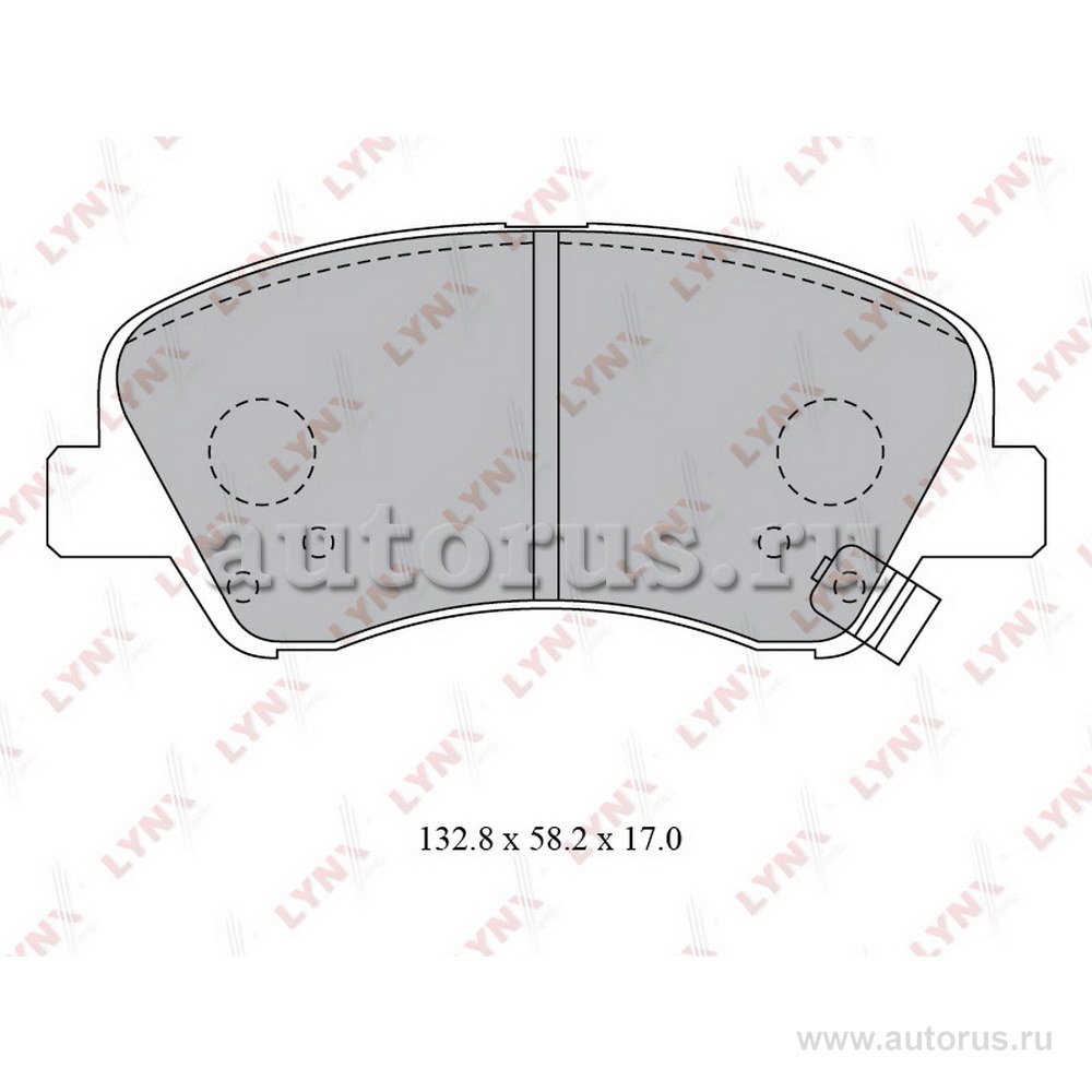 Колодки передние LYNXauto BD-3619
