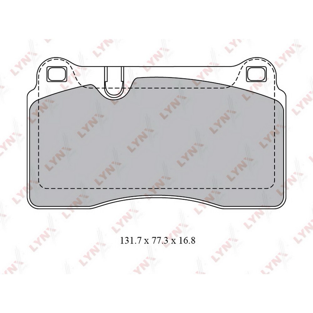 Колодки передние LYNXauto BD-8028