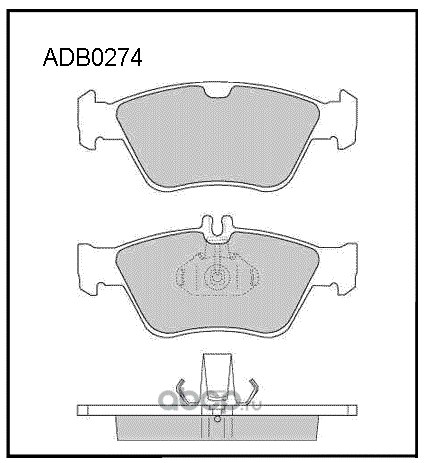 Колодки передние MB W202/210 ALLIED NIPPON ADB 0274