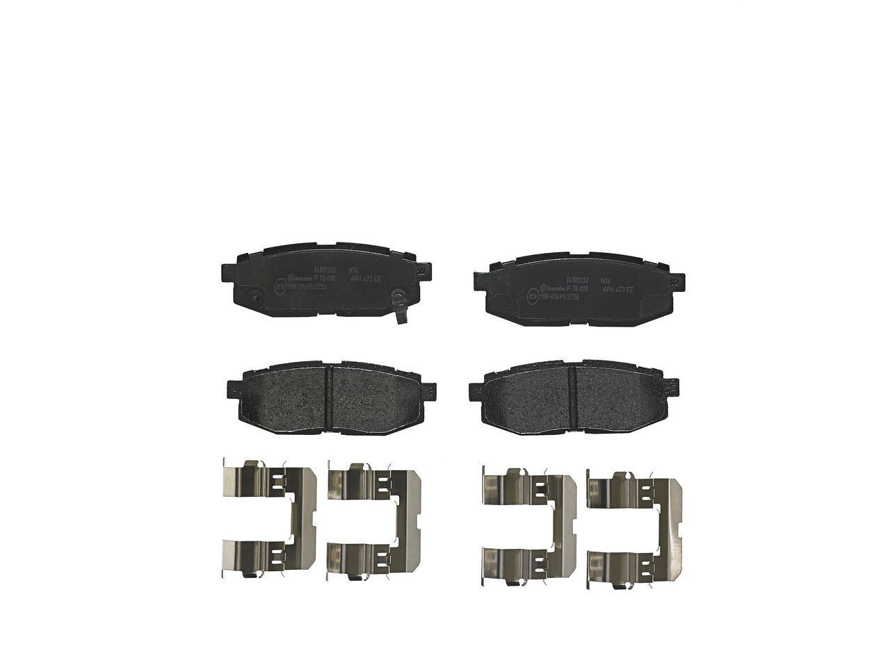 Колодки передние NIBK PN0196W