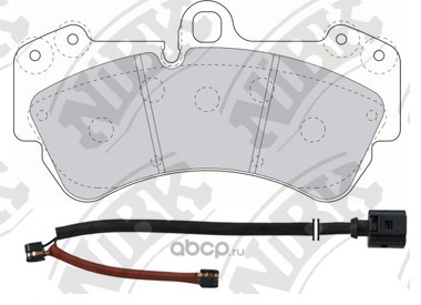 Колодки передние NIBK PN0346W