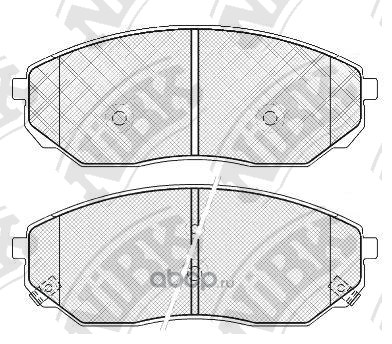 Колодки передние NIBK PN0441