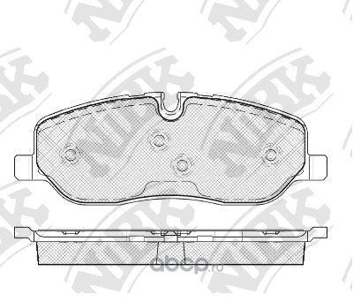 Колодки передние NIBK PN0484