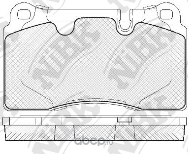 Колодки передние NIBK PN0486