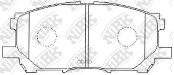 Колодки передние NIBK PN1497