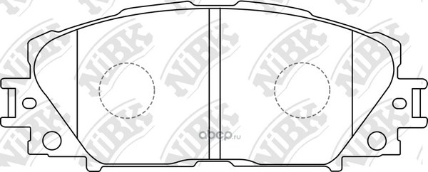 Колодки передние NIBK PN1508