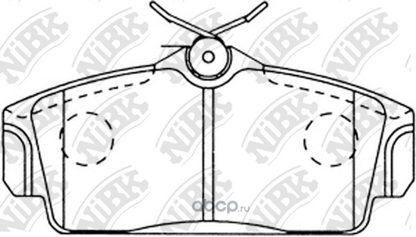 Колодки передние NIBK PN2230