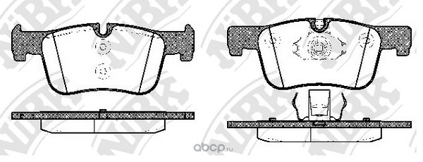 Колодки передние NIBK PN32005