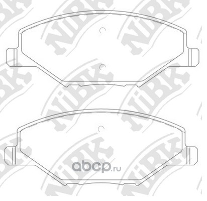 Колодки передние NIBK PN33002