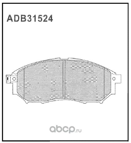 Колодки передние NISSAN/INFINITI/RENAULT для Sumitomo ADB 31524