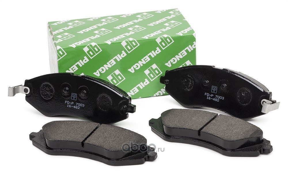 Колодки тормозные дисковые передние для GM NEXIA, LANOS, KADETT, VECTRA A PILENGA FD-P 7003