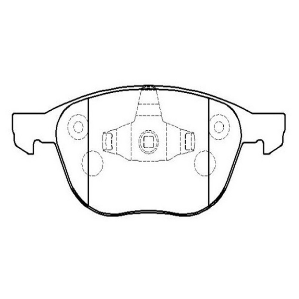 Колодки передние тормозные CKF14 CTR GK0159