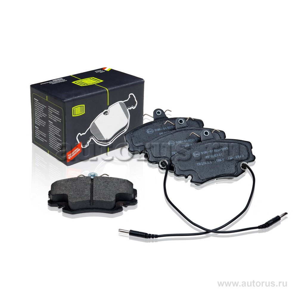 Колодки торм. для а/м Лада Largus (12-) 8V/Renault Logan (04-) диск. перед. TRIALLI PF 095101