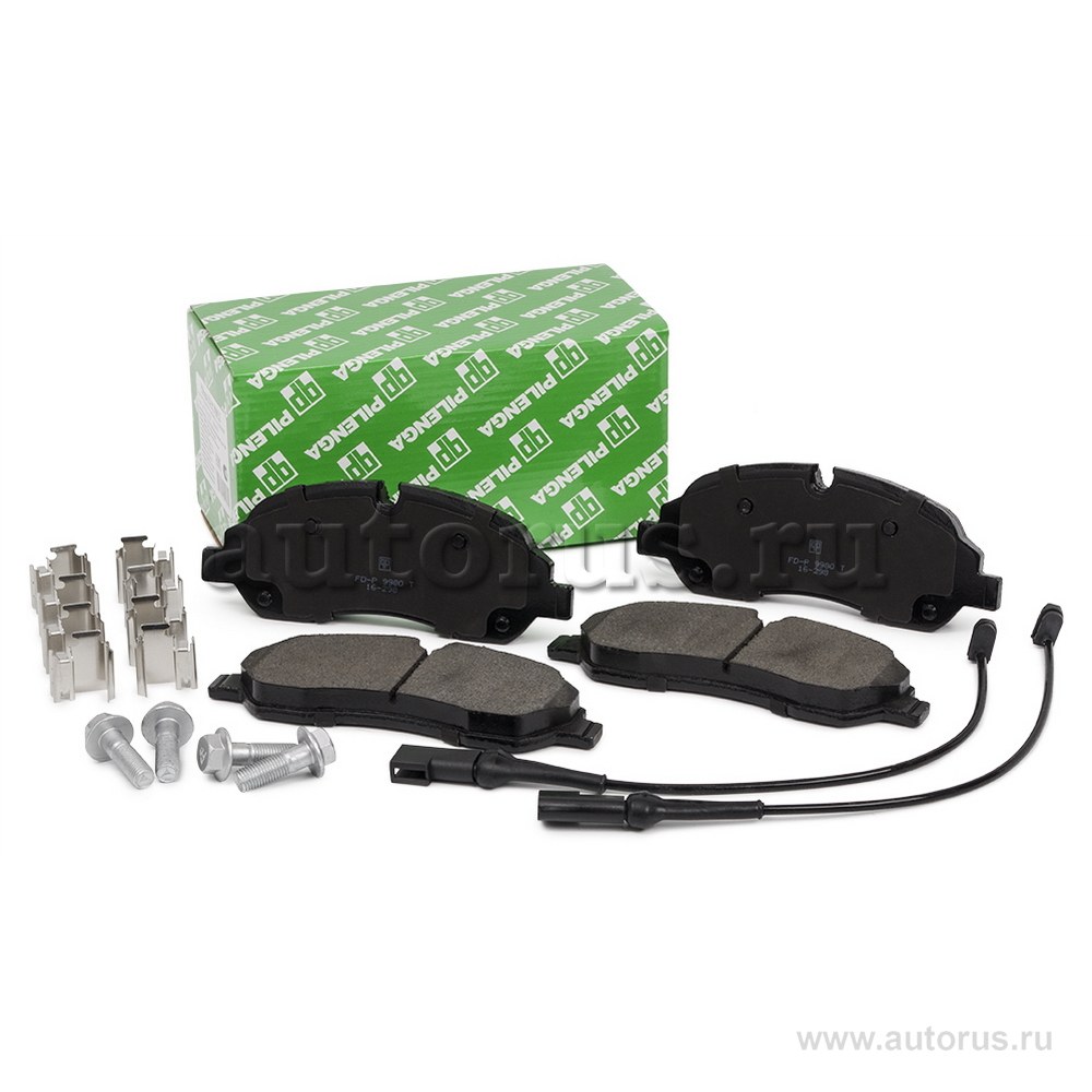 Колодки тормозные дисковые передние, усиленные, с датчиком для FORD TRANSIT с 2012 PILENGA FD-P 9980 T