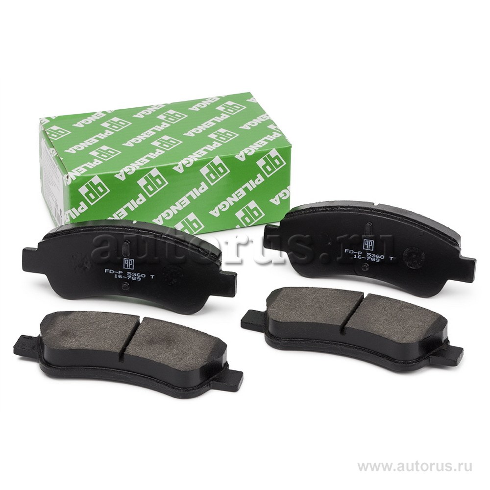 Колодки тормозные дисковые передние, усиленные для CITROEN/PEUGEOT/FIAT PARTNER, BERLINGO, 206,207,20 PILENGA FD-P 5360 T