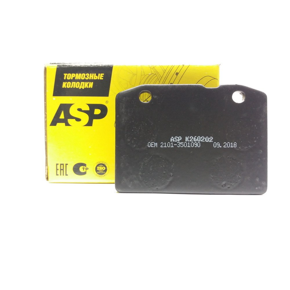 Колодки передние ВАЗ 2101-07 ASP K260202