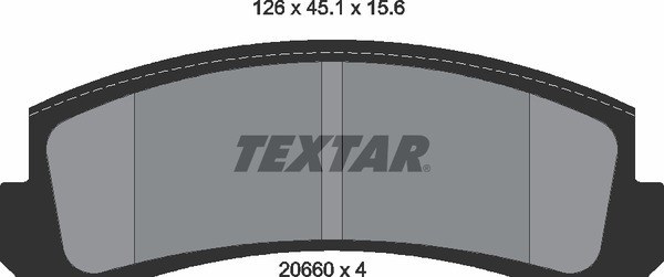 Колодки передние ВАЗ 2121 LADA TEXTAR 2066001