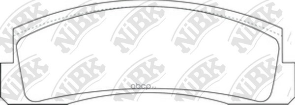 Колодки передние ВАЗ 2121 NIBK PN0230
