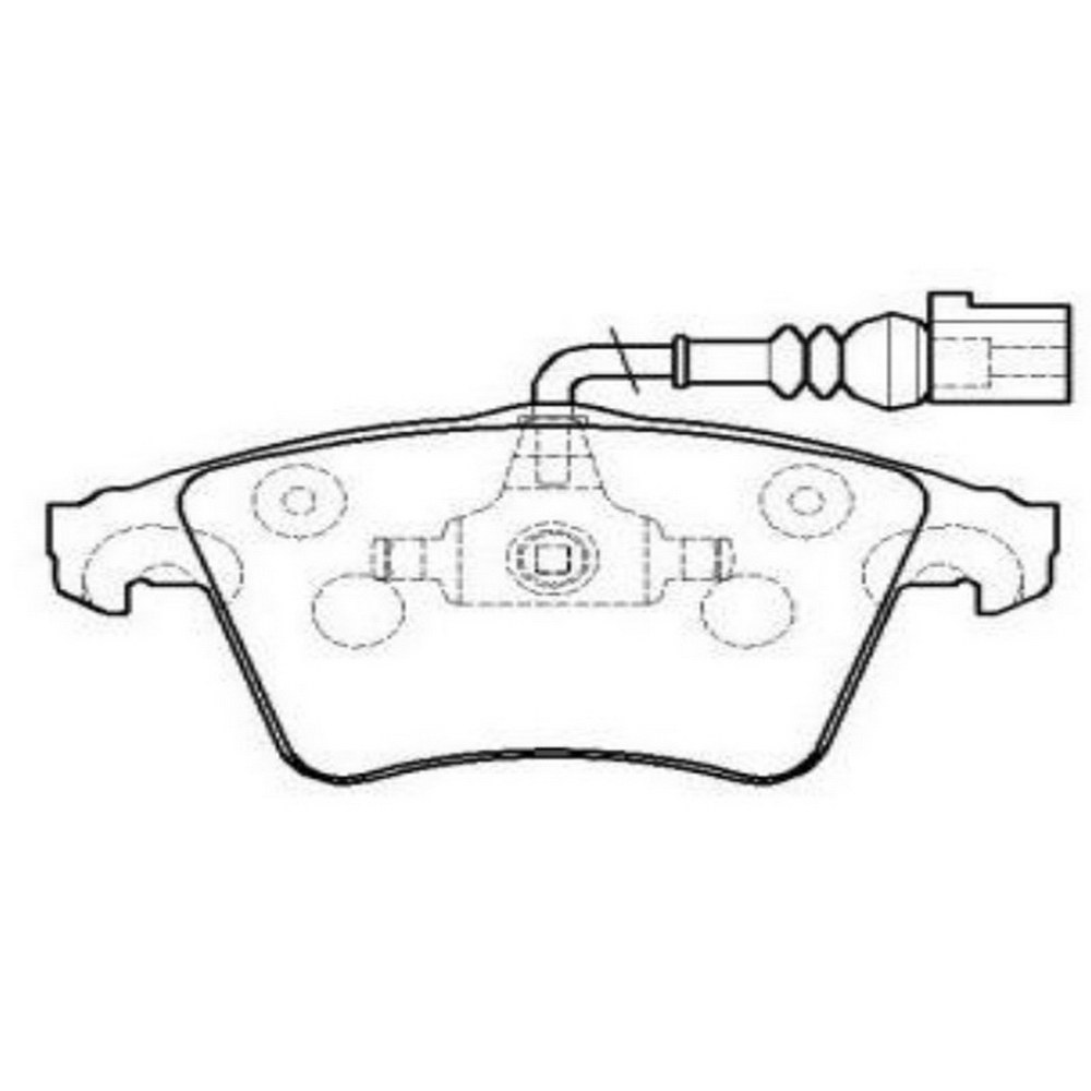 Колодки передние VW T5/Multivan 2.0/3.2/1.9TDi/2.5TDi 03 CTR GK1258