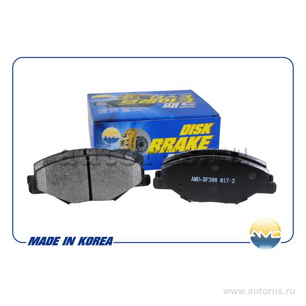 Колодки тормозные AMD AMD.BF388