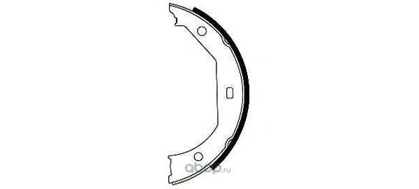 Колодки тормозные барабанные ALPINA BMW BMW (BRILLIANCE) MINI TEXTAR 91049300
