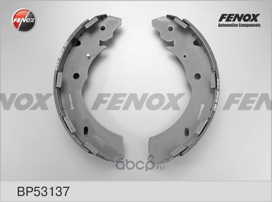 Колодки тормозные барабанные FENOX BP53137