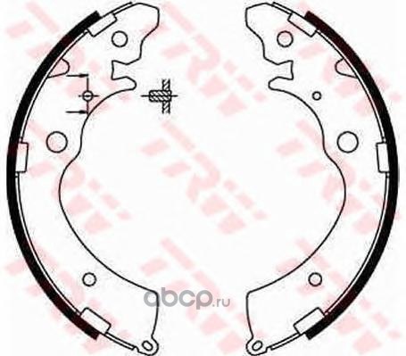 Колодки барабанные HONDA CR-V TRW GS8559