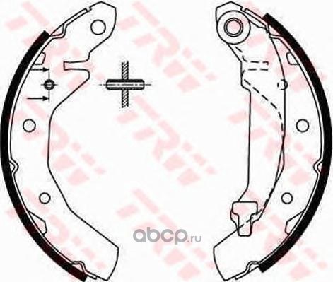 Колодки барабанные DAEWOO Matiz V0.8 98-> V1.0 03-> Aveo TRW GS8645