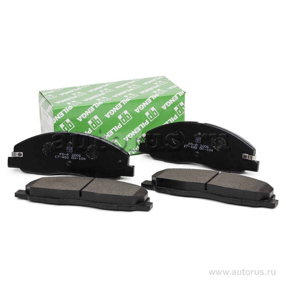 Колодки тормозные дисковые передние для PILENGA FD-P 2006