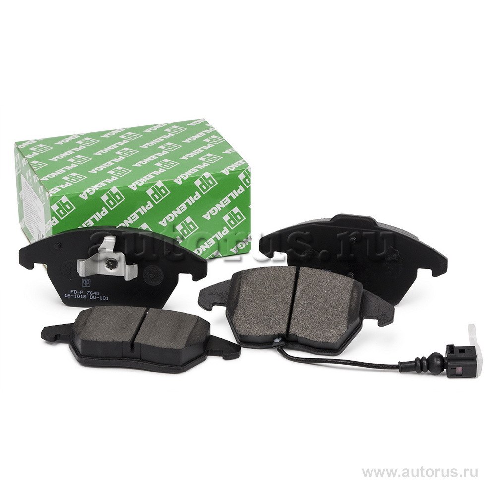 Колодки тормозные дисковые передние для VAG POLO, GOLF V, GOLF VI, JETTA, PASSAT, TOURAN PILENGA FD-P 7640